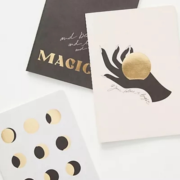 NWT | Anthro Cocorrina Magic Journals, set of 3 - Picture 2 of 3